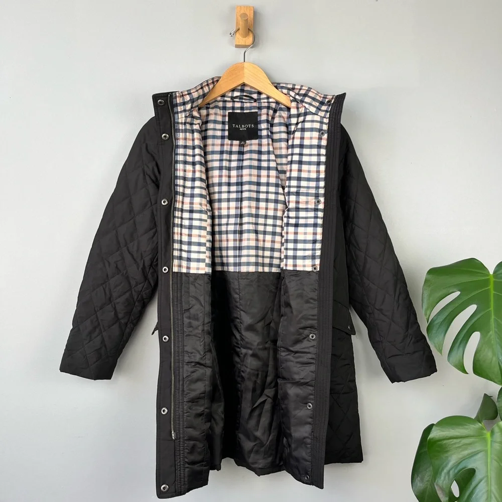 Talbots Long Women’s Hooded Winter Jacket - Picture 1 of 10